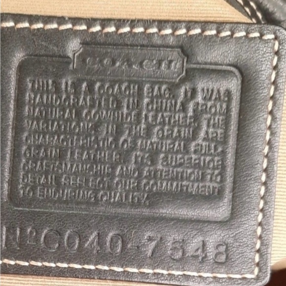 Coach Hamptons Leather Buckle Hobo Bag - Picture 2 of 7